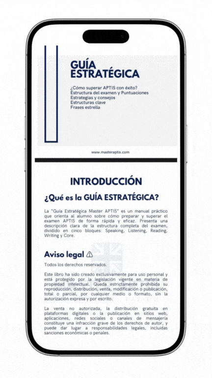 Toda la teoría y gramática para aprobar el examen de inglés APTIS esol del british council