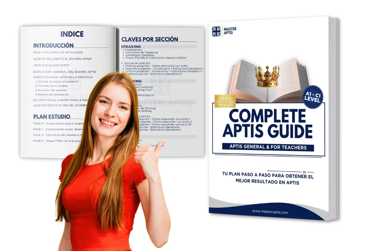 Apuntes APTIS ESOL descargables en PDF con gramática y vocabulario