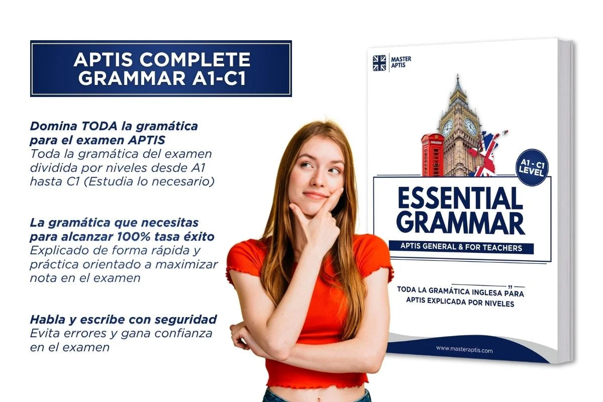 Descargar en pdf gramatica y temario examen aptis ingles