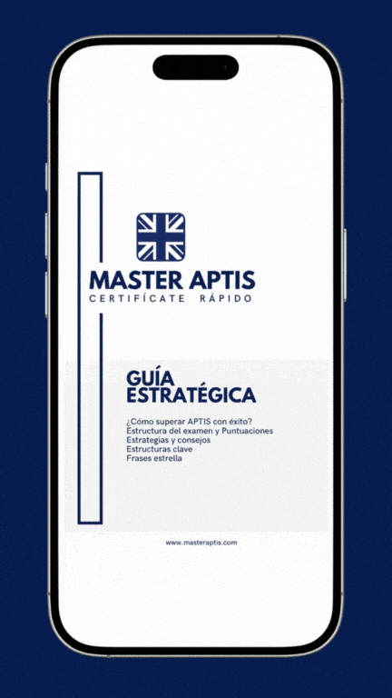 Ejercicios reales de práctica para el examen APTIS esol Inglés