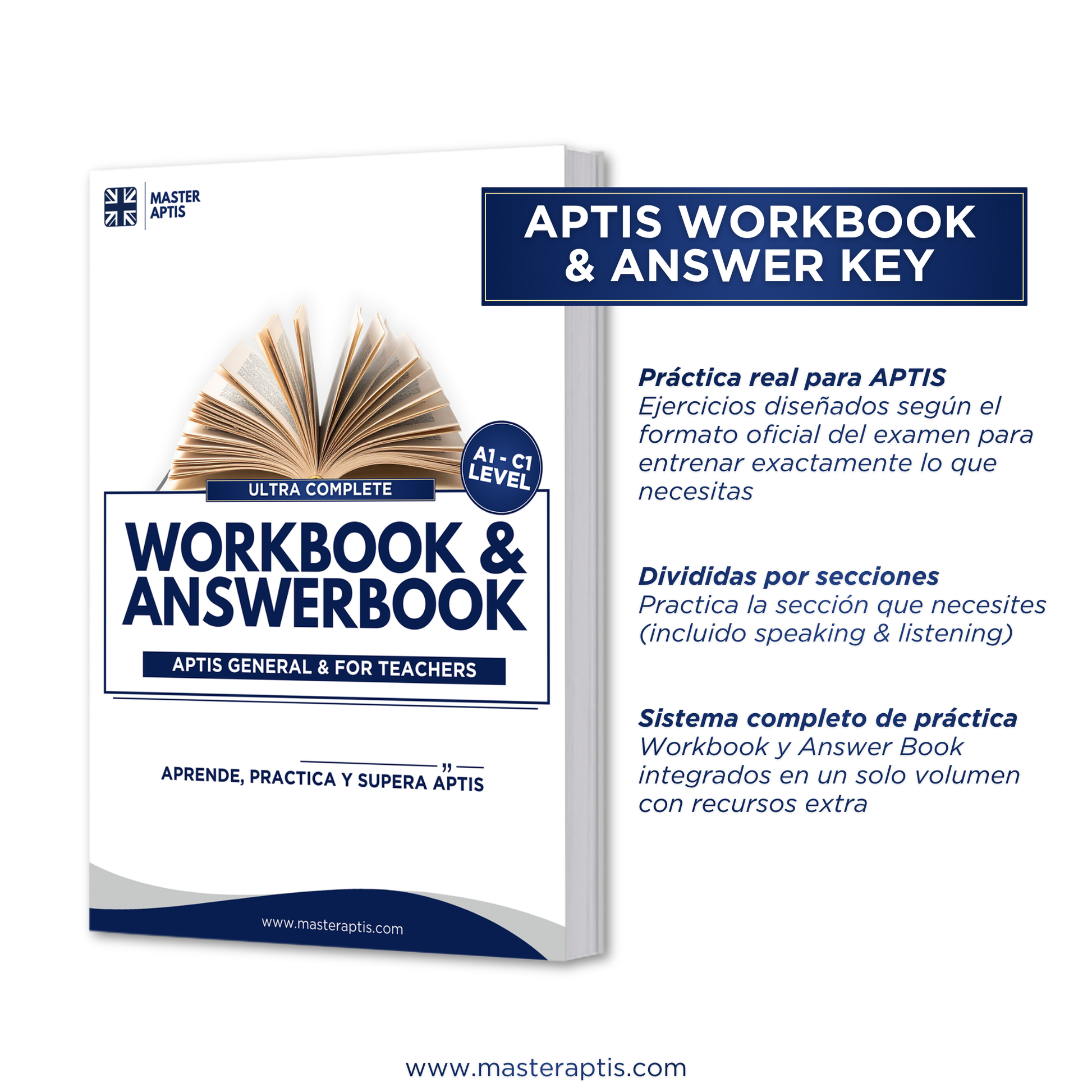 Ejercicios de examen para practicar aptis esol ingles speaking, reading, writing, listening...