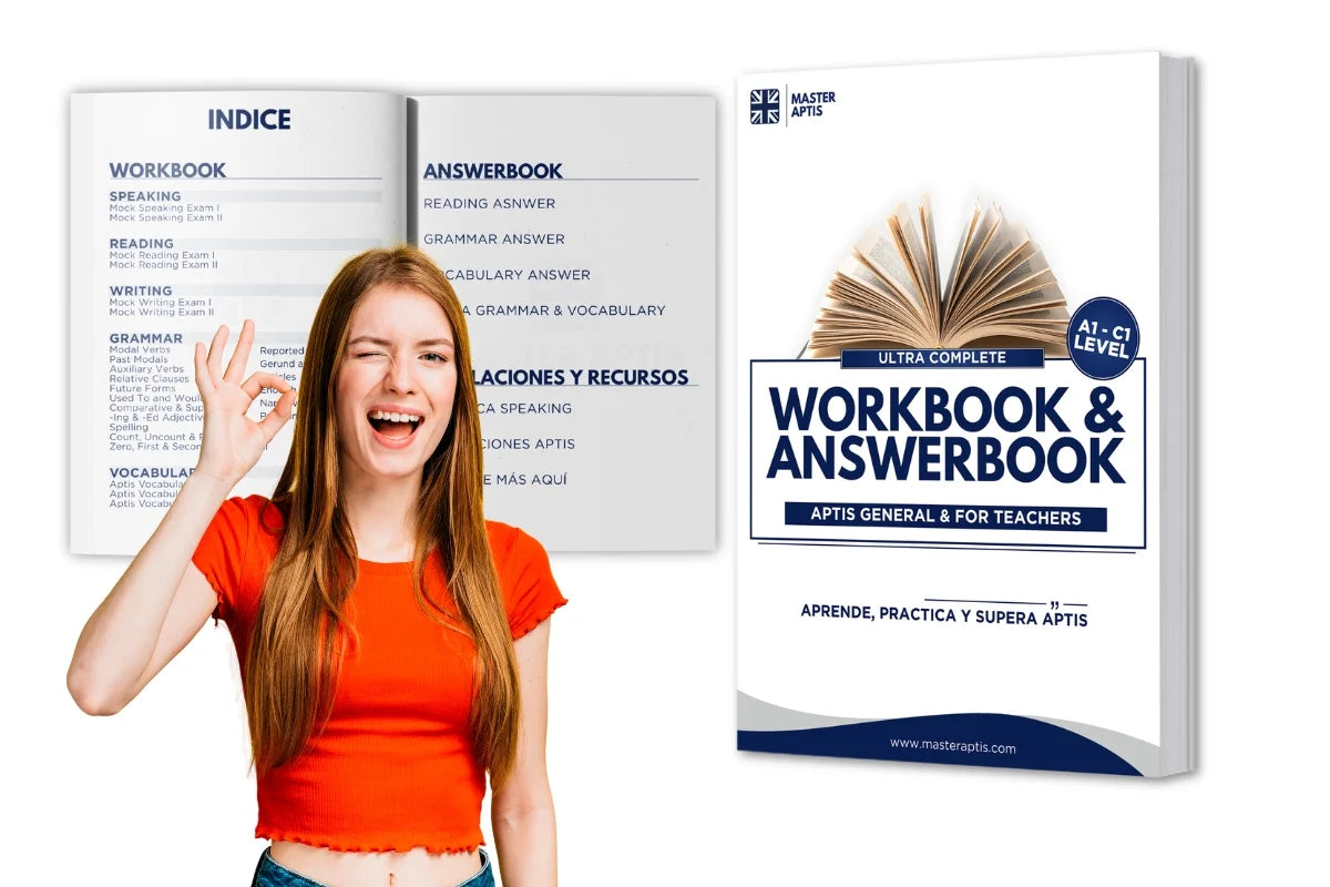 Ejercicios prácticos del examen APTIS ESOL con soluciones en PDF