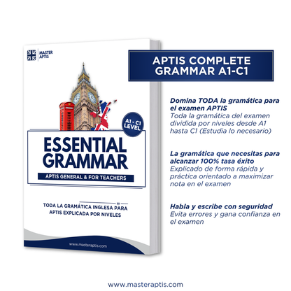 Descargar toda la teoria y gramática para el examen aptis esol ingles PDF