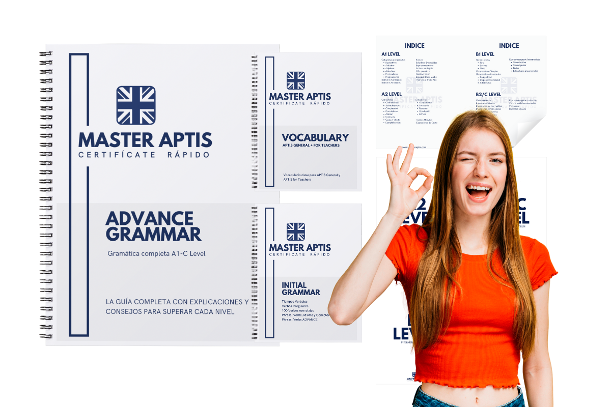 Preparación completa para aprobar el examen APTIS de ingles en todos los niveles