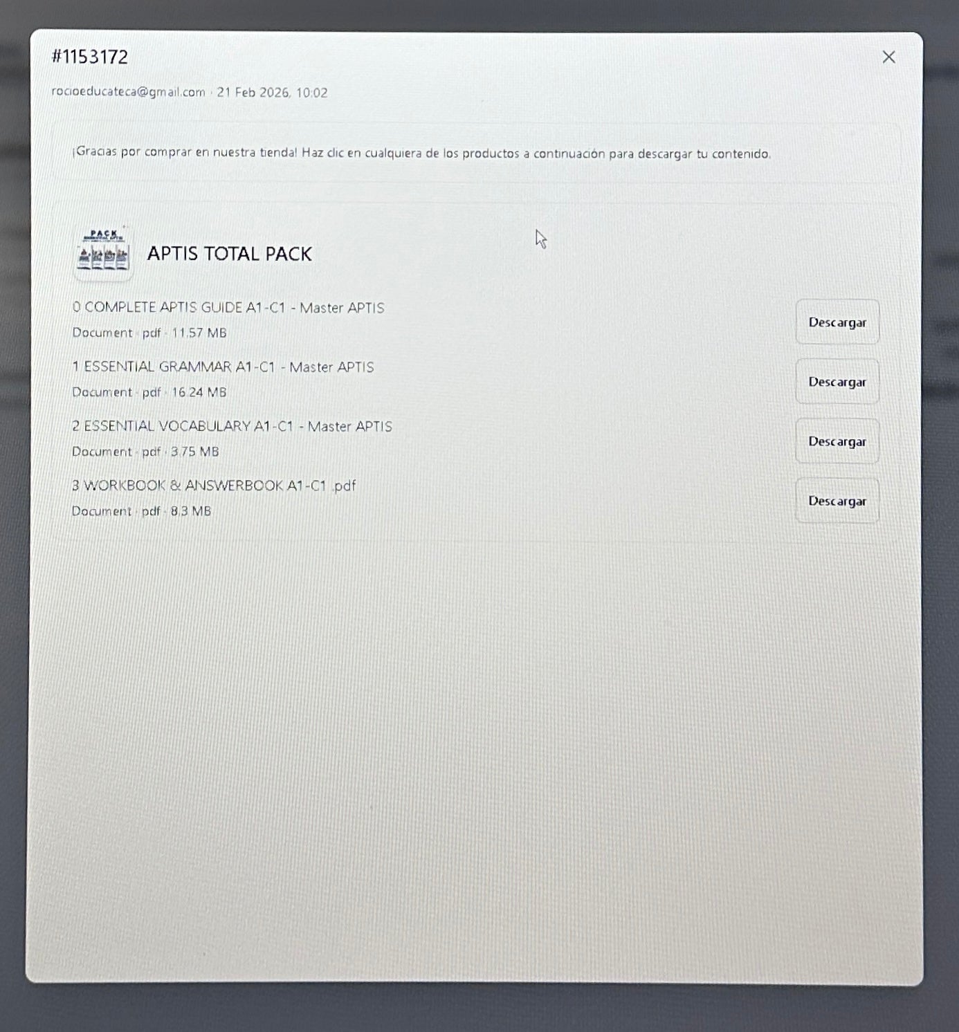 Preparacion completa del examen APTIS con ejercicios