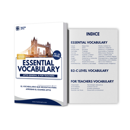 Vocabulario examen aptis esol british council